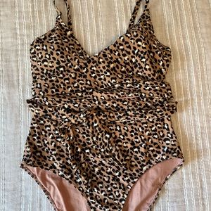 Aerie Leopard Swimsuit